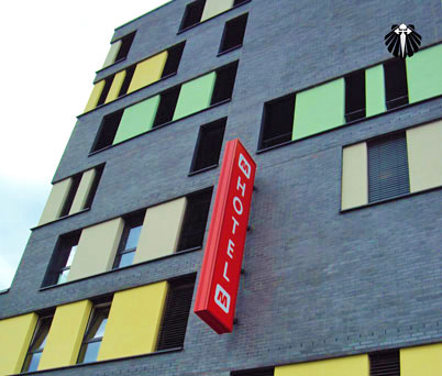 Fachada do Hotel Meininger