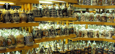 Caneco de cerveja típico da Bavária