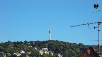 Torre de Tv, vista da janela do quarto