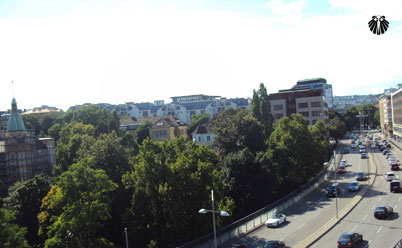Paulinenstraße vista da janela do quarto