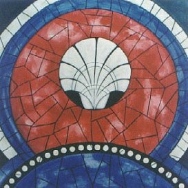 Concha de Santiago - Pintura em tela de Cláudia Ferraz Concha de Santiago - Pintura em tela de Cláudia Ferraz